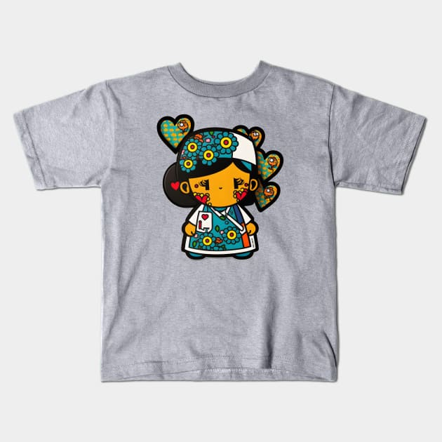 Nurse Gift Idea Kids T-Shirt by Xtian Dela ✅